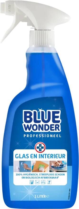 Coppens Blue Wonder professioneel glas en interieur-reiniger spray