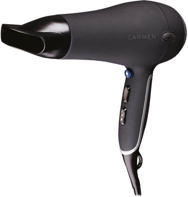 Carmen HD2195 Föhn 2000 Watt Coolshot 2 5 meter snoer Blaasmond en diffuser Zwart - Foto 2