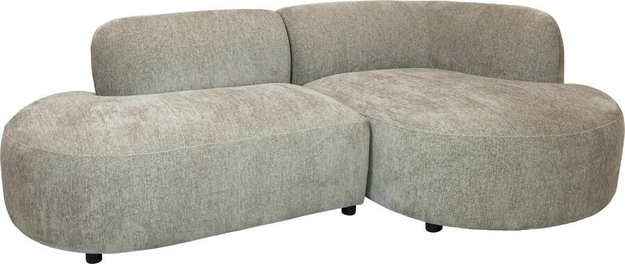 Coppens 2-zits bank Mila chaise longue