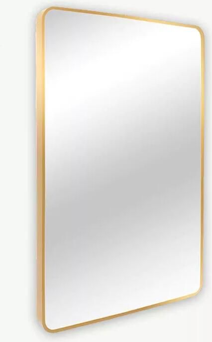 Coppens Alu spiegel 50x70cm goud Julia curved