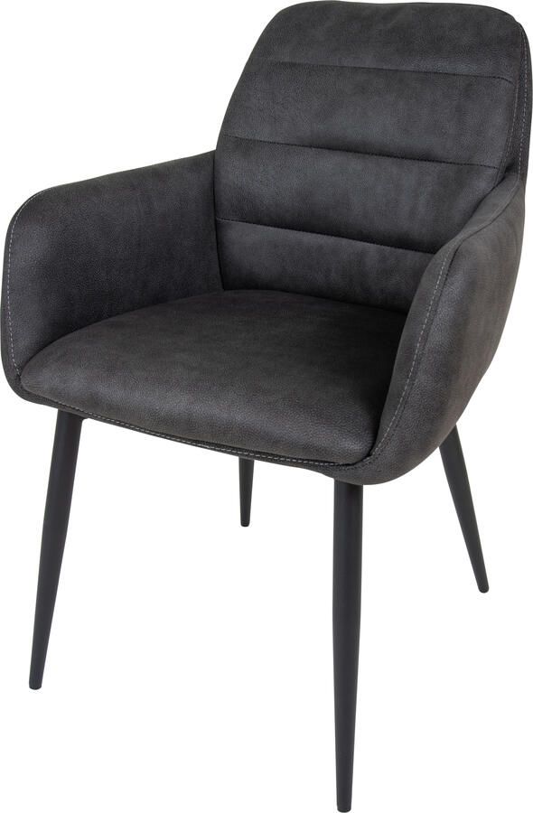 Coppens Armstoel Bailey antraciet