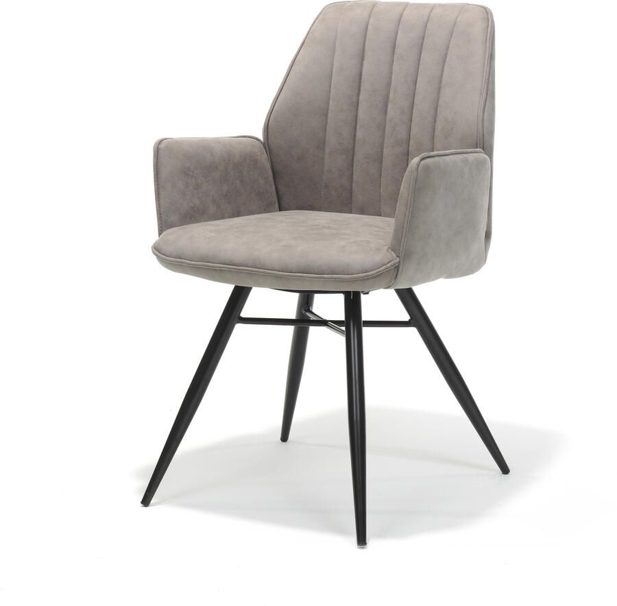 Coppens Armstoel Clark pebble soft