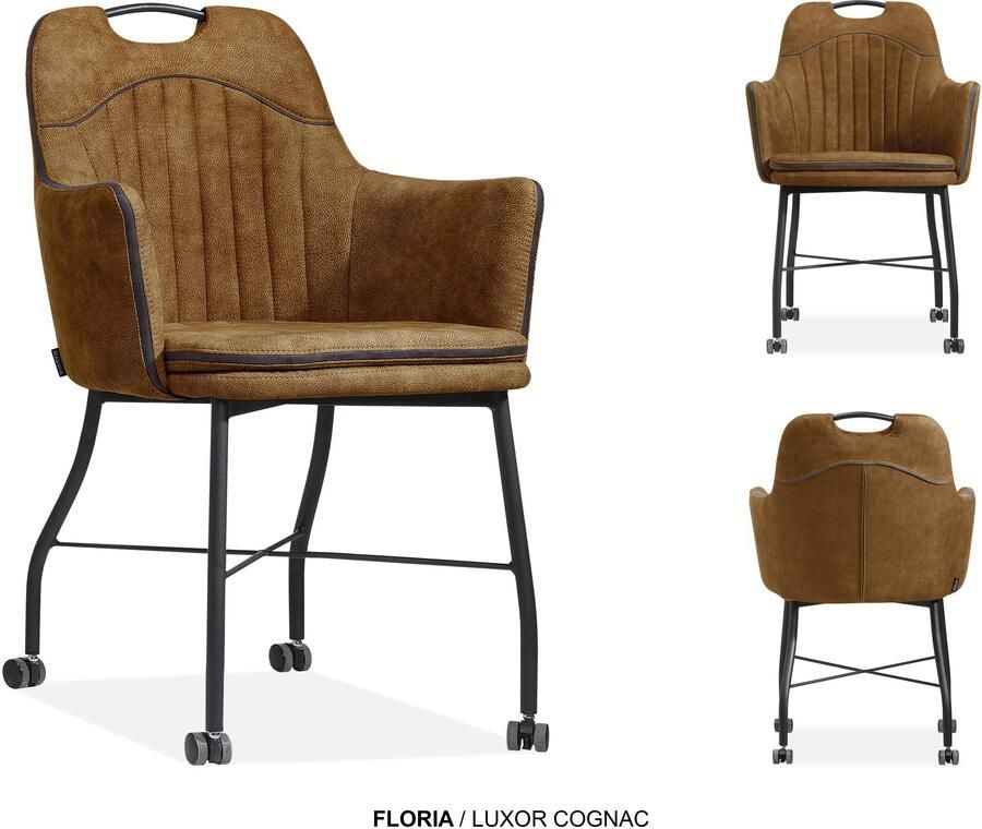 Coppens Armstoel Floria cognac