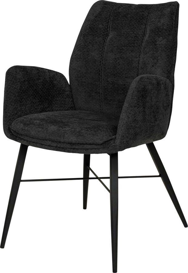 Coppens Armstoel Jefferson antraciet