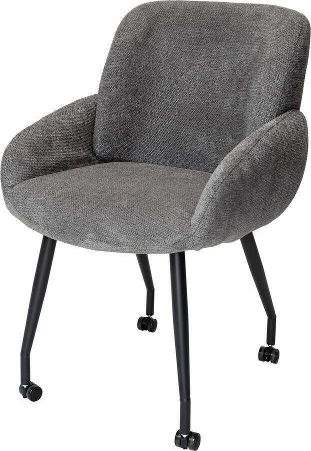 Coppens Armstoel Rowan antraciet