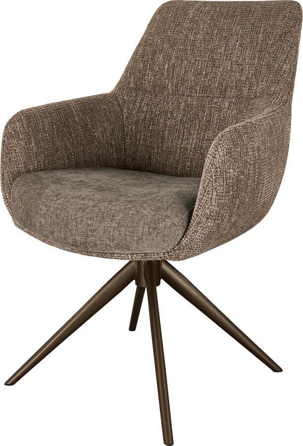 Coppens Armstoel Sky Combi liver brown