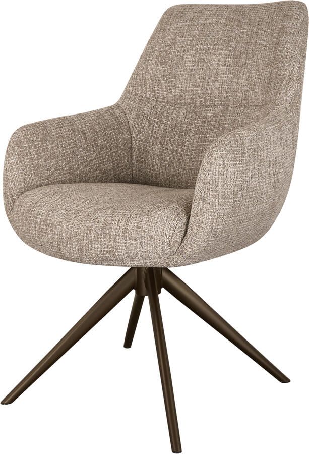 Coppens Armstoel Sky Uni natural brown