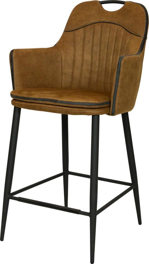 Coppens Barstoel armleuning Morris cognac
