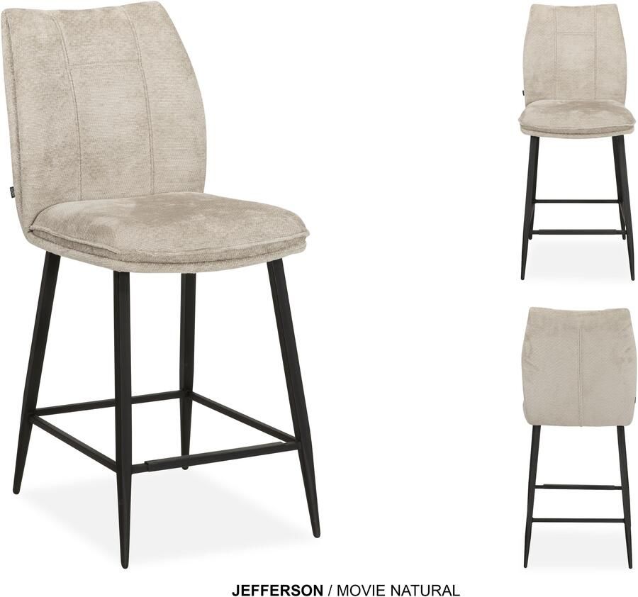 Coppens Barstoel Jefferson naturel