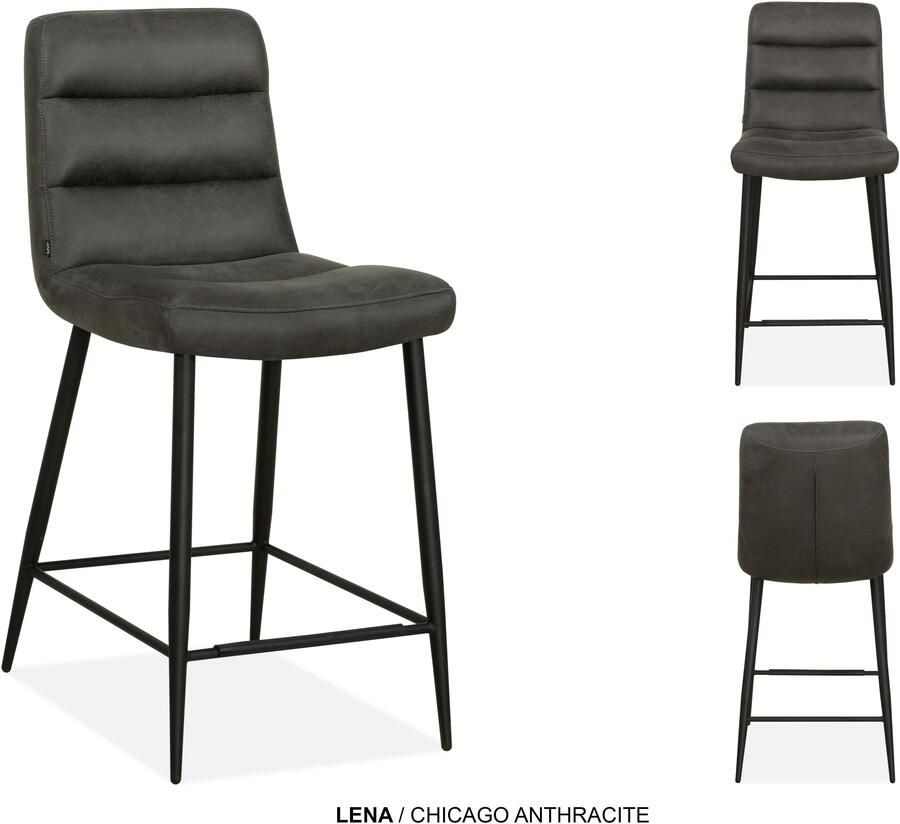 Coppens Barstoel Lena grey
