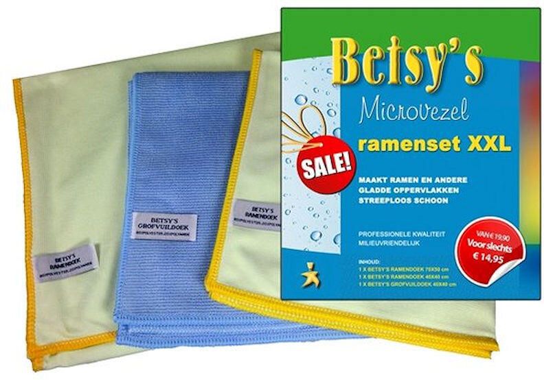 Coppens Betsy's microvezel ramenset XXL assorti kleur