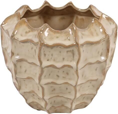 Coppens Bloempot rond Eloise L creme