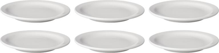 Coppens Bord plat 16 cm smalle rand Mammoet verpakking 6 stuks