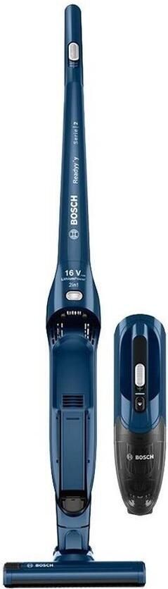 Bosch Serie 2 BCHF216S steelstofzuiger & elektrische bezem Zakloos 0 4 l Blauw Draadloze handstofzuiger - Foto 3