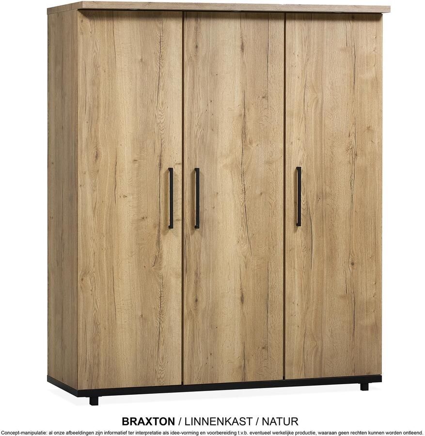 Coppens Braxton Linnenkast 3-deurs