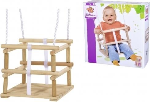 Coppens Buiten houten babyschommel