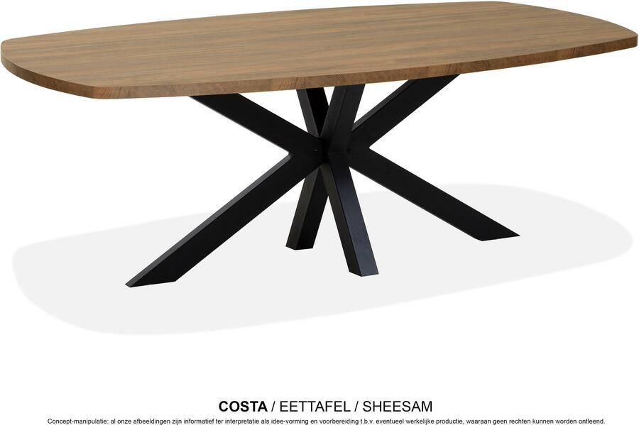 Coppens Costa eetkamer tafel