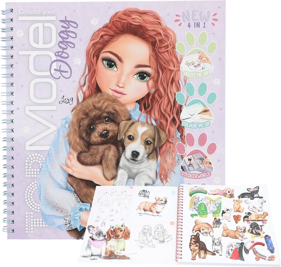 Coppens Create your TOPModel Doggy kleurboek
