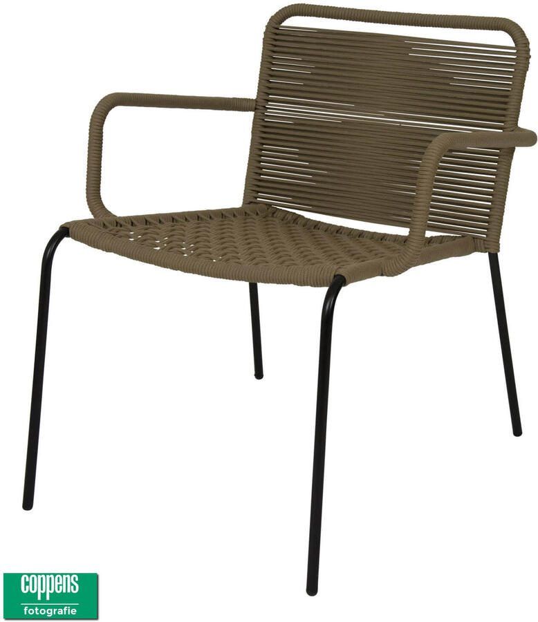 Coppens Dover loungestoel rope taupe