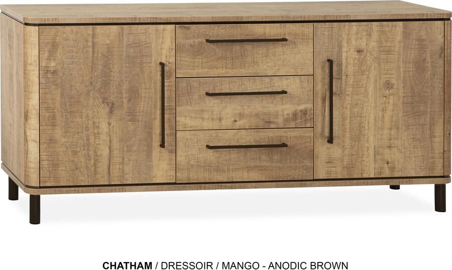 Coppens Dressoir Chatham 2deurs 3laden
