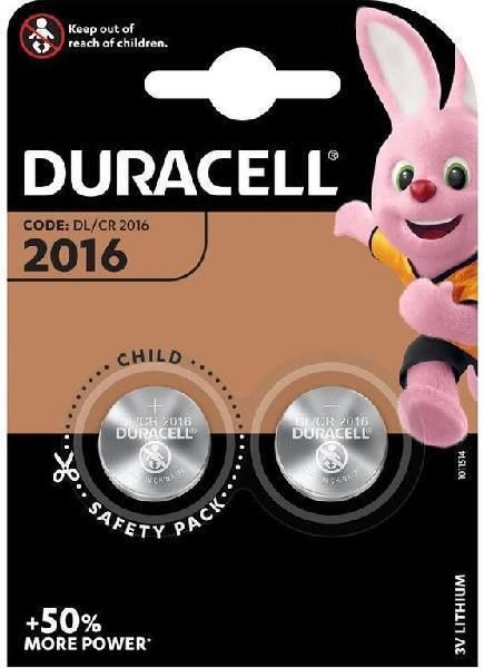 Duracell Specialty 2016 Lithium-knoopcelbatterij 3V 2 stuks
