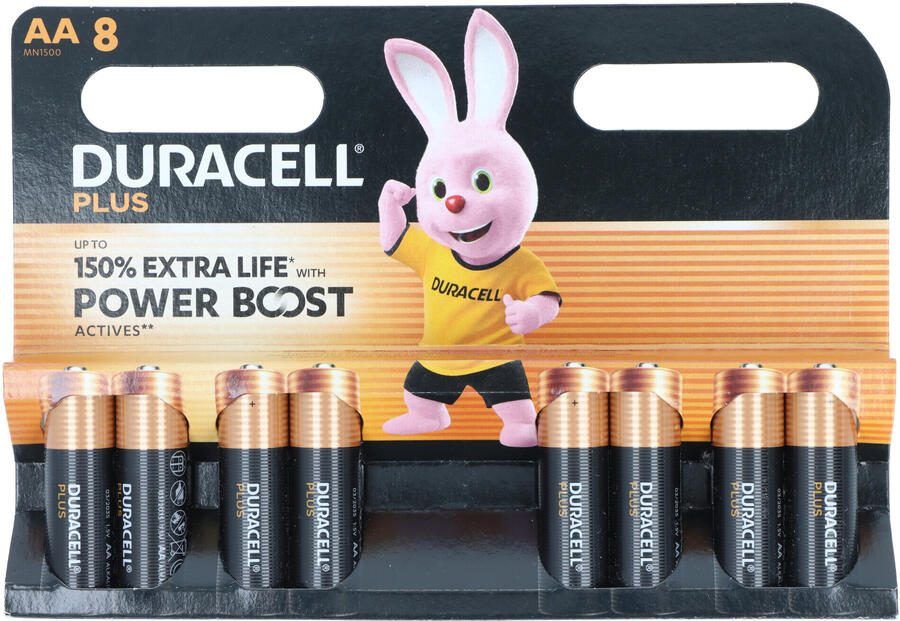 Coppens Duracell Plus Power Boost AA 8 pack