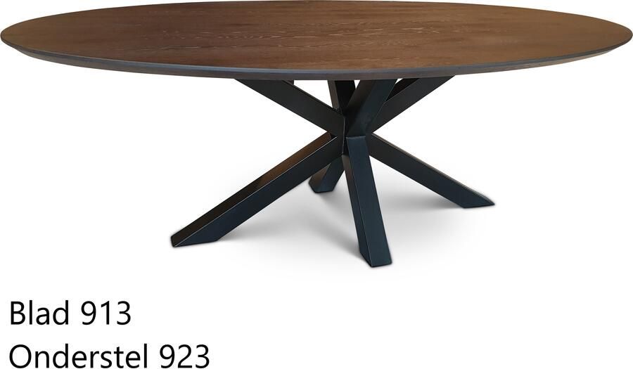Coppens Eetkamer tafel no. 913 923 ovaal