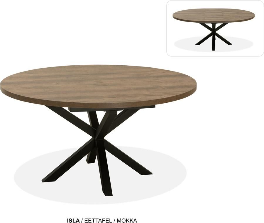 Coppens Eetkamertafel Isla uitschuifbaar