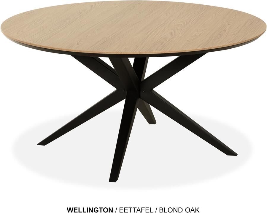 Coppens Eetkamertafel Wellington 130 rond
