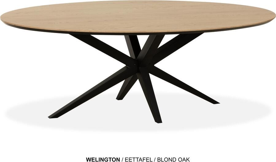 Coppens Eetkamertafel Wellington ovaal