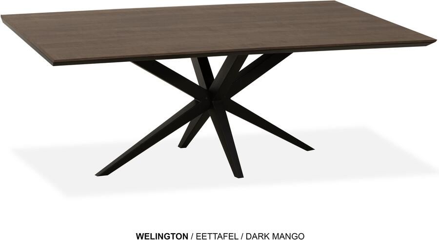 Coppens Eetkamertafel Wellington rechthoek