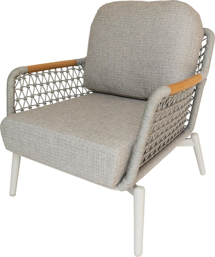 Coppens Elena lounge stoel hoge rug latte light