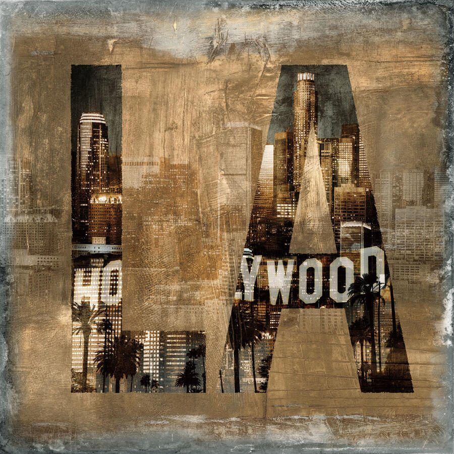 Coppens Glasschilderij LA Hollywood