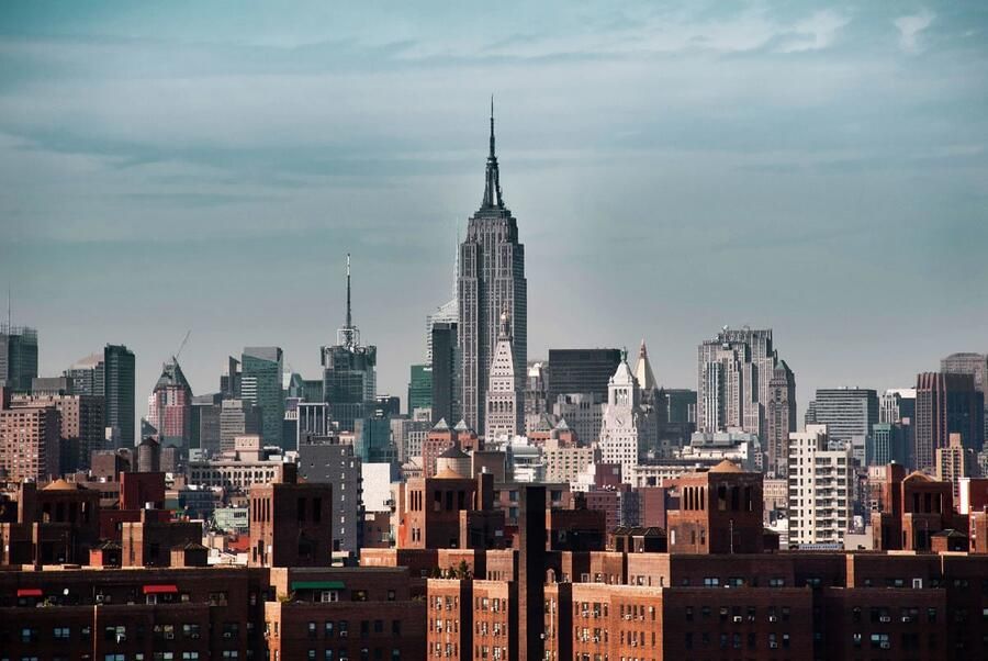 Coppens Glasschilderij skyline New York