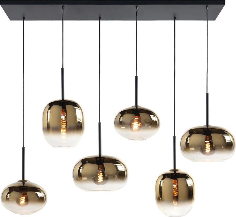 Coppens Hanglamp Bellini 6-lichts goud