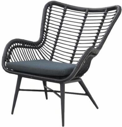 Coppens Jasmine loungetuinstoel black
