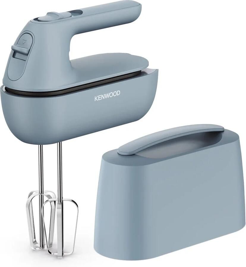 Kenwood Quickmix GO handmixer HMP40.000GY Grijs Alles in één opbergsysteem Geïntegreerde maatlepel 350W 5 snelheden en slow start 30% gerecycled plastic [onderdeel GO collectie] - Foto 3