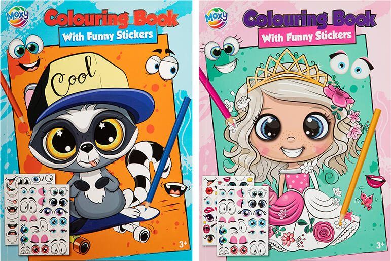 Coppens Kleurboek A4 + stickers