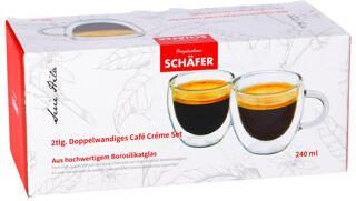 Coppens Mok dubbelwandig 240ml set van 2