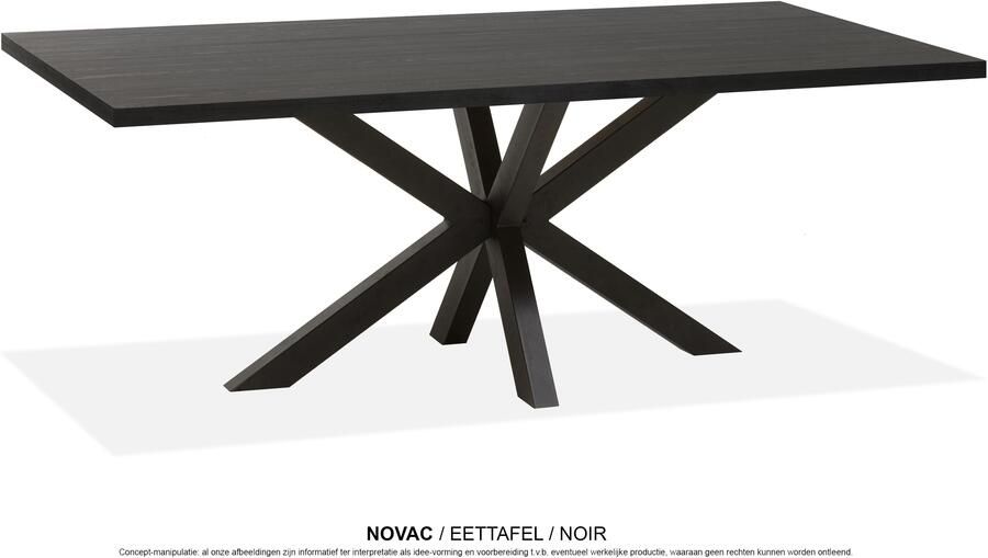 Coppens Novac eetkamer tafel 220 x 100 cm lamulux