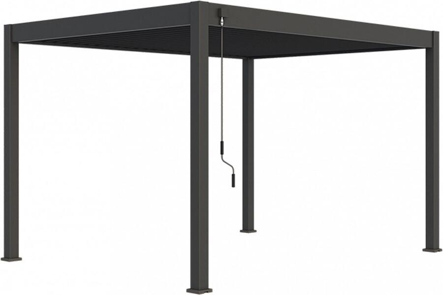 Coppens Novus lamellen overkapping 3 x 4 mtr antraciet