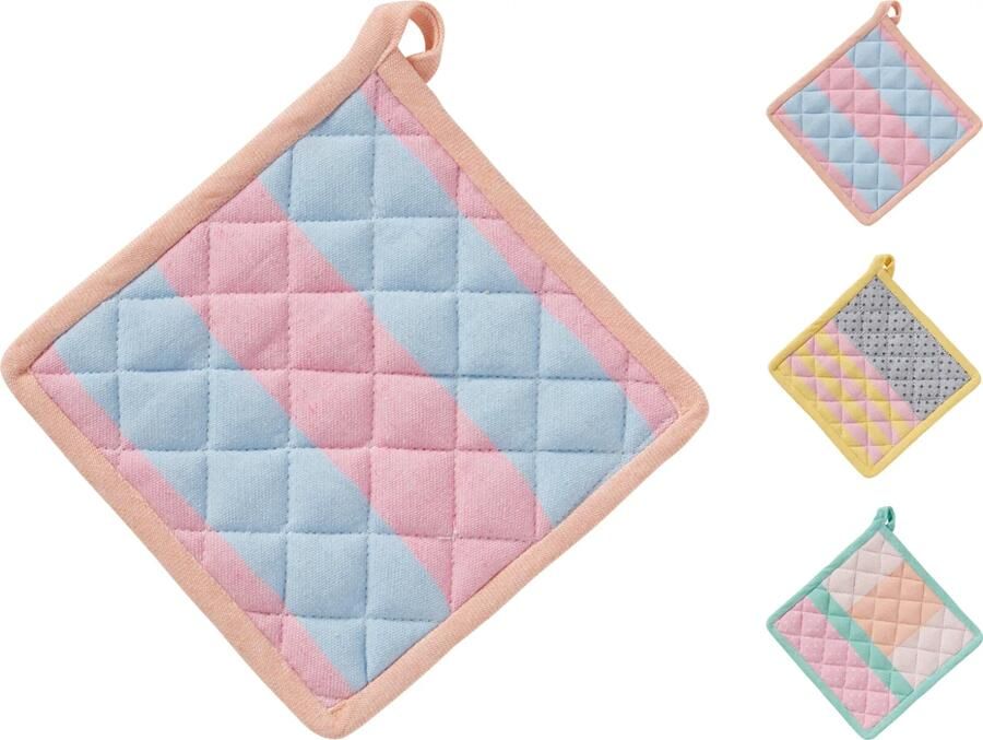 Coppens Pannenlap 20x20cm Pastel assorti