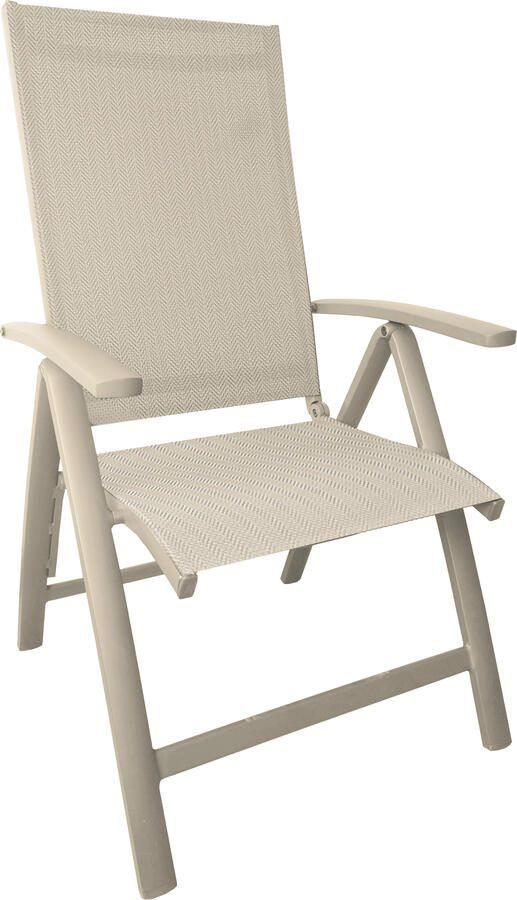 Coppens Primero verstelbare tuinstoel latte light