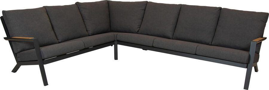 Coppens Qopps Avios lounge hoekset mat royal grey