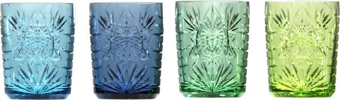 Coppens Royal Leerdam tumbler starla 35 cl blauw 4 stuks