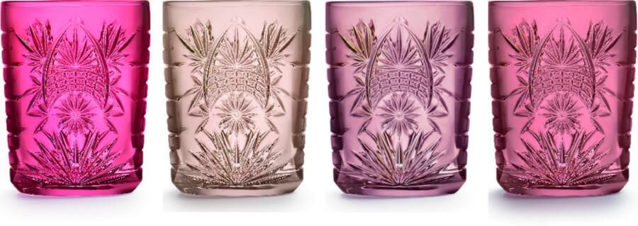 Coppens Royal Leerdam tumbler starla 35 cl roze 4 stuks