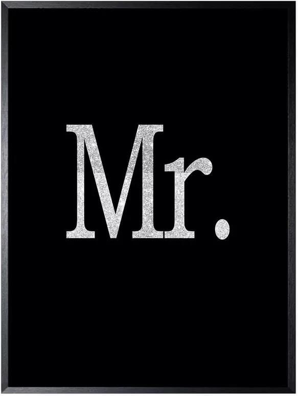 Coppens Schilderij 32x42cm Mr. print silver
