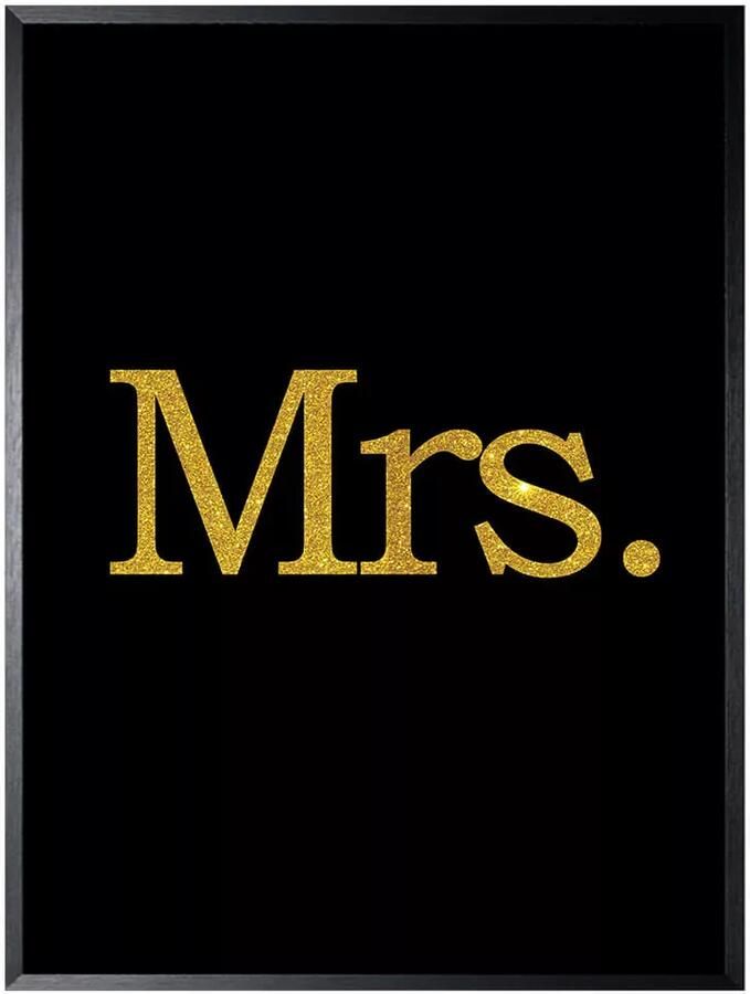 Coppens Schilderij 32x42cm Mrs.print goud