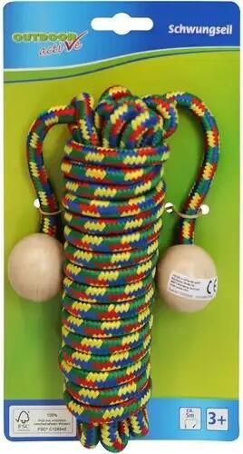 Coppens Schommeltouw met houten ballen lengte 5m