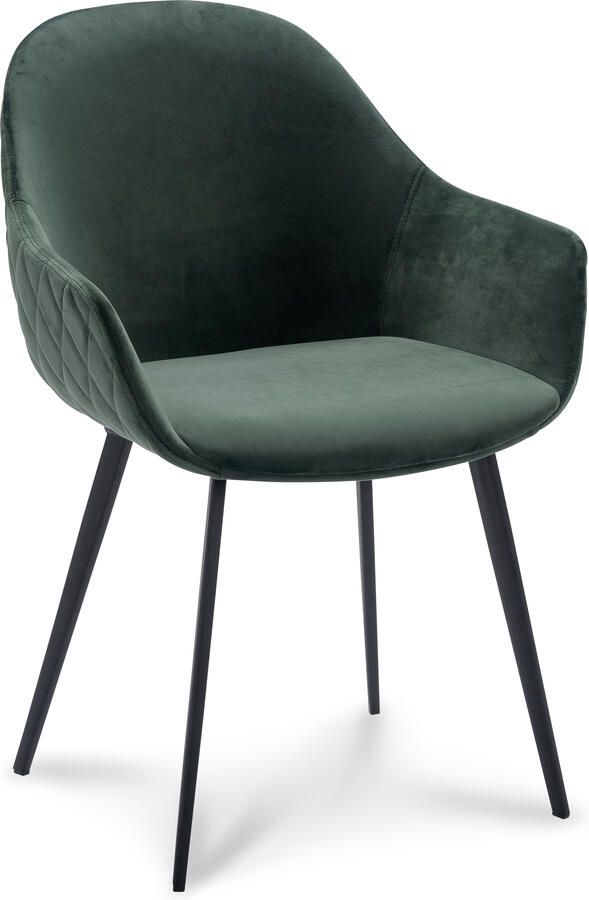 Coppens Stoel Carmen velvet Green